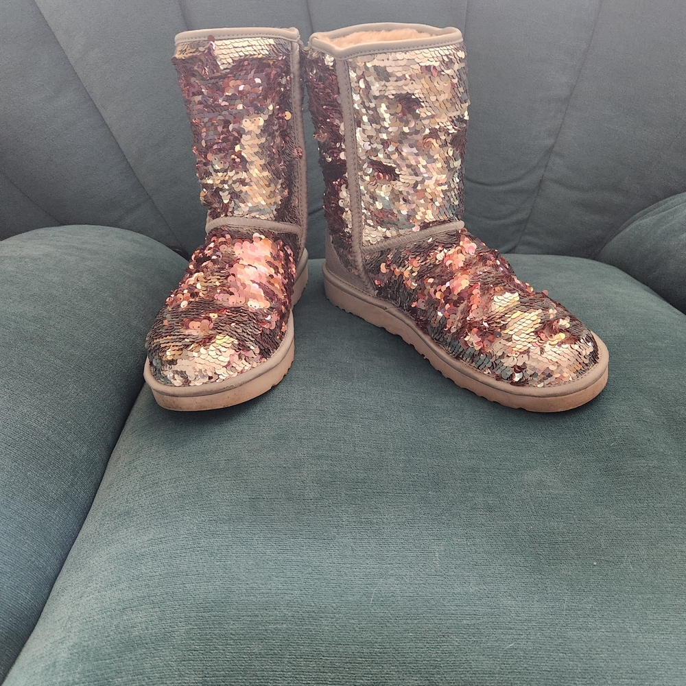 Ugg Multicolor Sequin Winter Boots - image 1